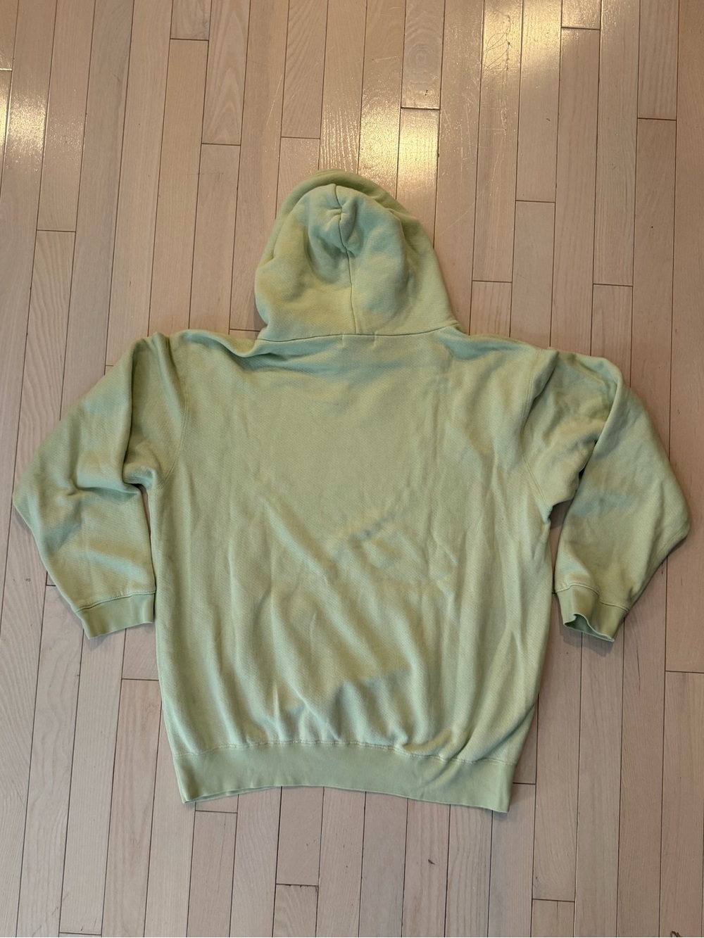 John Elliott Light Sage Green Pullover Hoodie - Picture 3 of 5